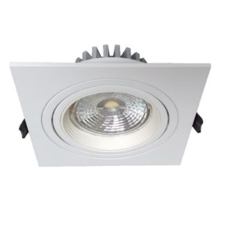 Downlight LED comercial 20w quadrado de embutir